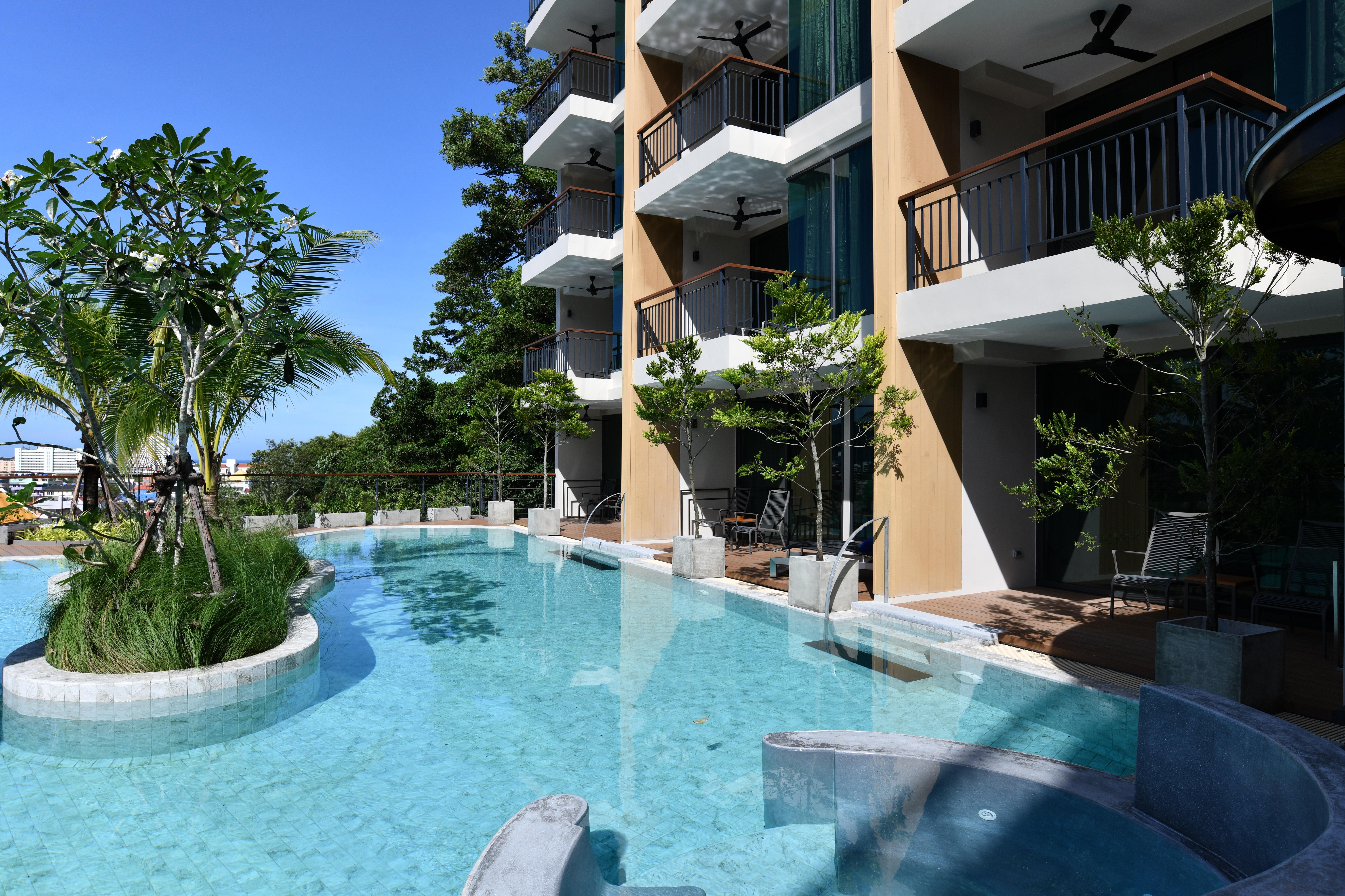 Skyview Resort Phuket Patong Beach Exterior photo The swimming pool at the hotel