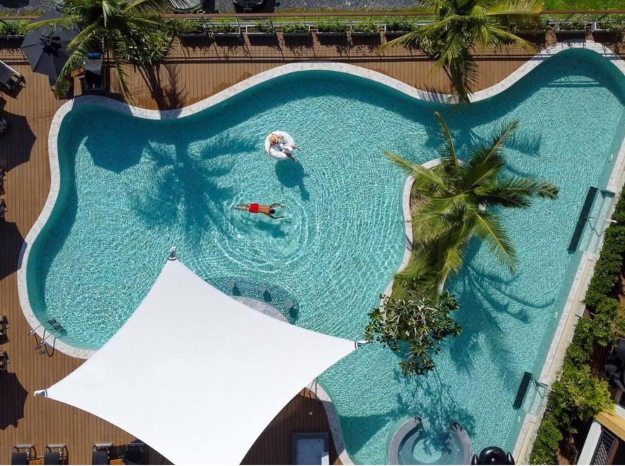 Skyview Resort Phuket Patong Beach Exterior photo Aerial view of the pool at the Hotel
